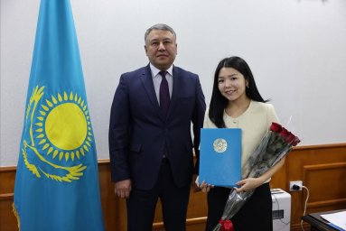 Президенттік жастар кадр резервінің мүшесін облыс әкімі құттықтады