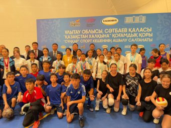 ​Бүгін Сәтбаев қаласында ангарлық үлгідегі “Сұңқар” спорт кешенінің ашылу салтанаты өтті