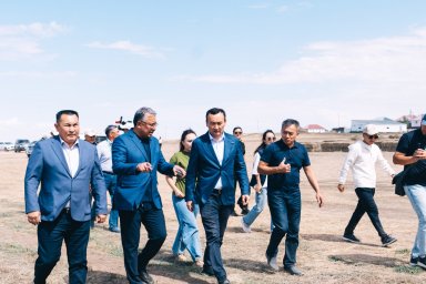 Есет Байкен Ұлытау ауданына жұмыс сапарымен барды