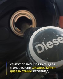 Жалпы көлемі 428 тонна дизель отыны бөлінді