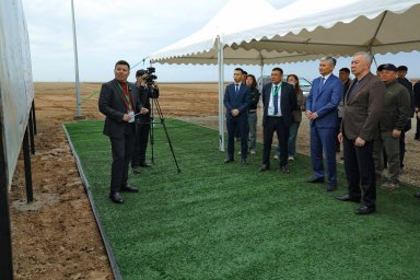 Ұлттық экономика министрі Серік Жұманғарин Ұлытау облысына жұмыс сапарымен келді