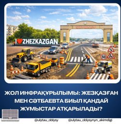 Жол инфрақұрылымы: Жезқазған мен Сәтбаевта биыл қандай жұмыстар атқарылады?