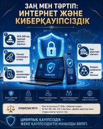 ​ЗАҢ МЕН ТӘРТІП: ИНТЕРНЕТ ЖӘНЕ КИБЕРҚАУІПСІЗДІК