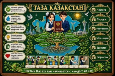 ​Таза Қазақстан &ndash; ортақ міндет, ортақ жауапкершілік!