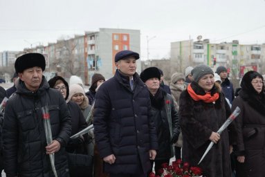 Ұлытау облысында Тәуелсіздік құрбандарына тағзым ету рәсімі өтті