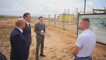 Ұлытау облысының әкімі Есет Байкен жұмыс сапарымен Жаңаарқа ауданына барды