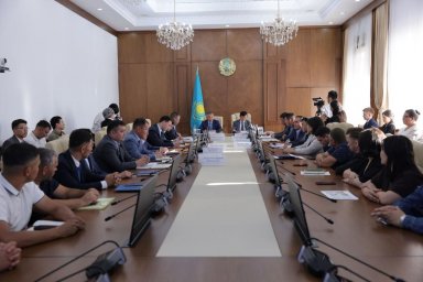 Аманғали Бердалин Ұлытау облысына келді