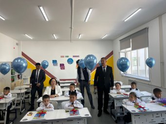 “Келешек мектептері”: Ұлытауда 300 орындық жаңа мектеп ашылды