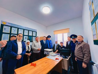 ​Талдыбұлақ ауылында жаңа учаскелік полиция пункті ашылды