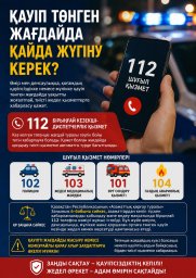 ​ ҚАУІП ТӨНГЕН ЖАҒДАЙДА ҚАЙДА ЖҮГІНУ КЕРЕК?